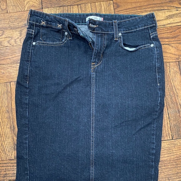 LEVI'S A-LINE Frm MEXICO CLASSIC JEANS Skirt 6 LUX - Picture 2 of 8